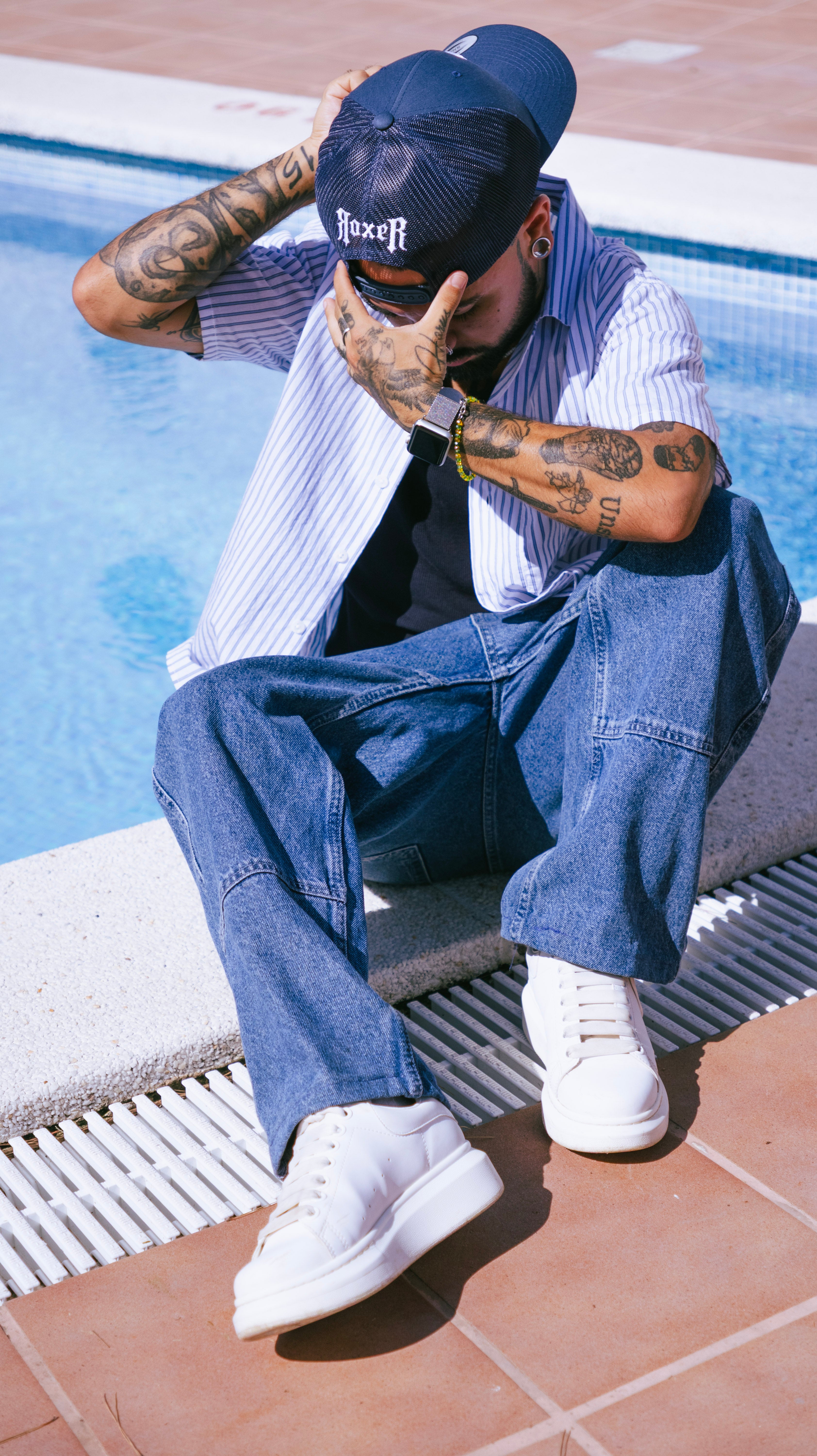 Essential Blue Trucker