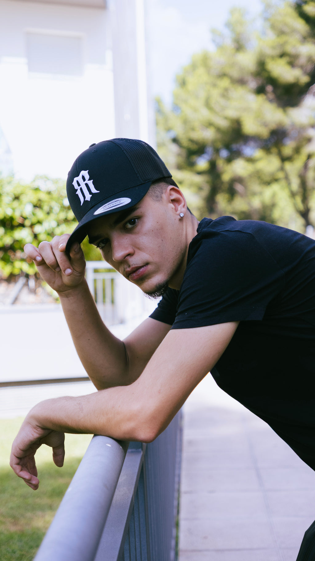 Essential Black Trucker